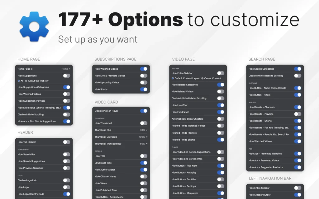 UnTrap for YouTube app, YouTube app enhancement, YouTube ad blocker, YouTube distraction remover, AI YouTube summaries, YouTube productivity [C] MAC version