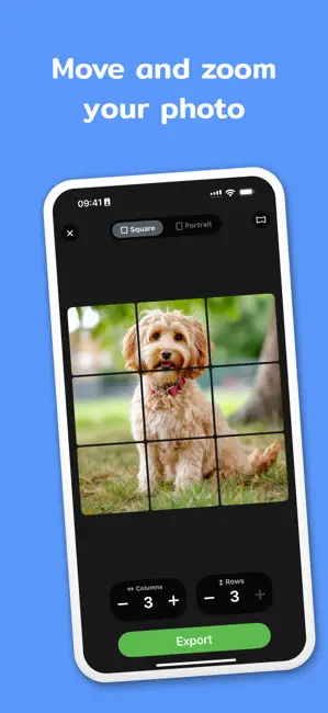 image editing tool, photo grid app, social media photo editor, panorama photo creator, InstantGrid